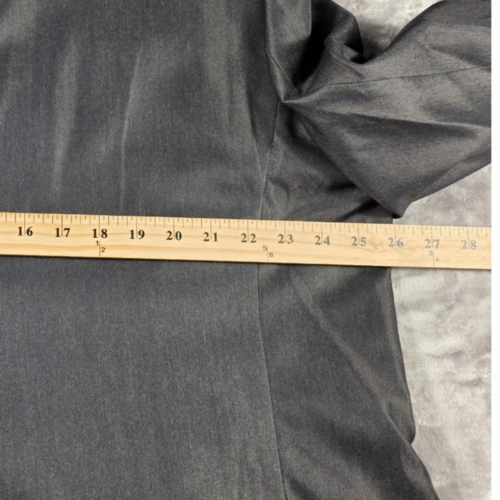 Perry Ellis Portfolio Jacket Mens‎ 52L Charcoal Comfort Stretch Slim Fit Blazer - Picture 8 of 10